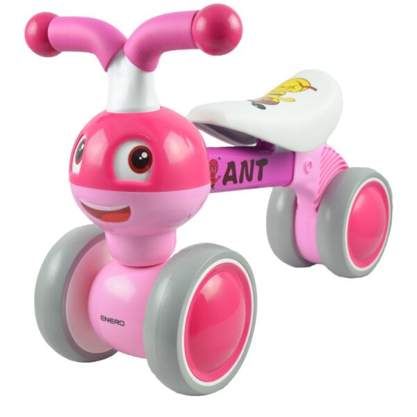 Rowerek Biegowy Jeździk ENERO Mrówka (pink)