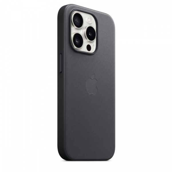 Apple Etui z tkaniny FineWoven z MagSafe do iPhonea 15 Pro - czarne