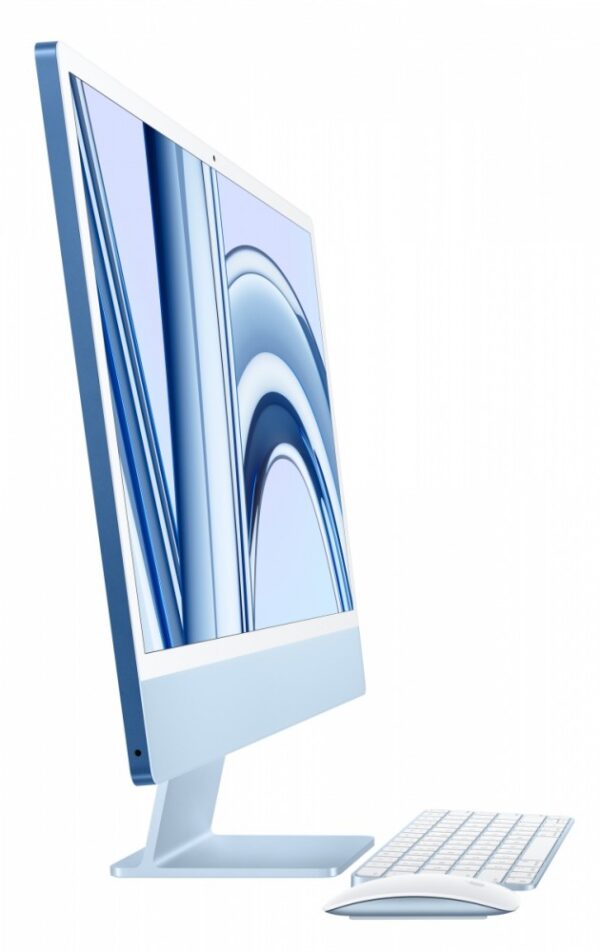 Apple iMac 24 cale: M3 8/8, 8GB, 256GB SSD - Niebieski