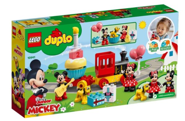 LEGO DUPLO Disney 10941 Urodzinowy pociąg myszek