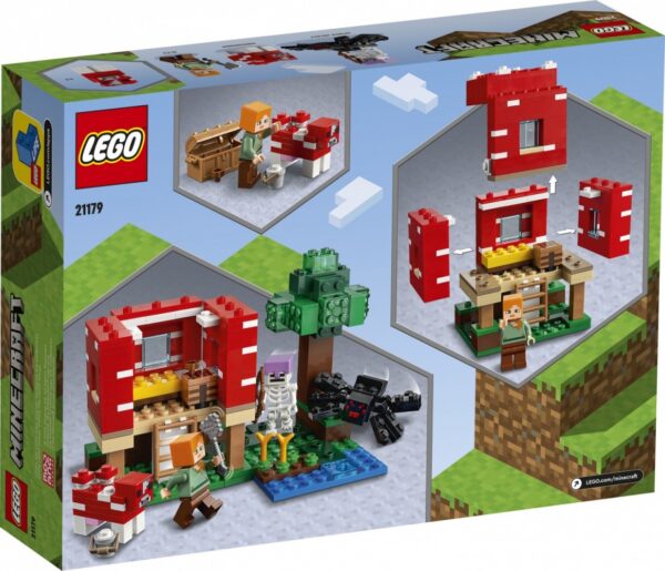 LEGO Minecraft 21179 Dom w grzybie