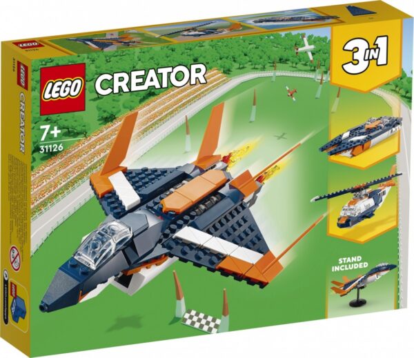 LEGO Creator 31126 Odrzutowiec naddźwiękowy 3 w 1