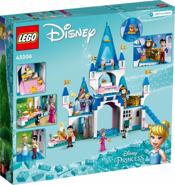 LEGO Disney Princess 43206 Zamek Kopciuszka i księcia z bajki