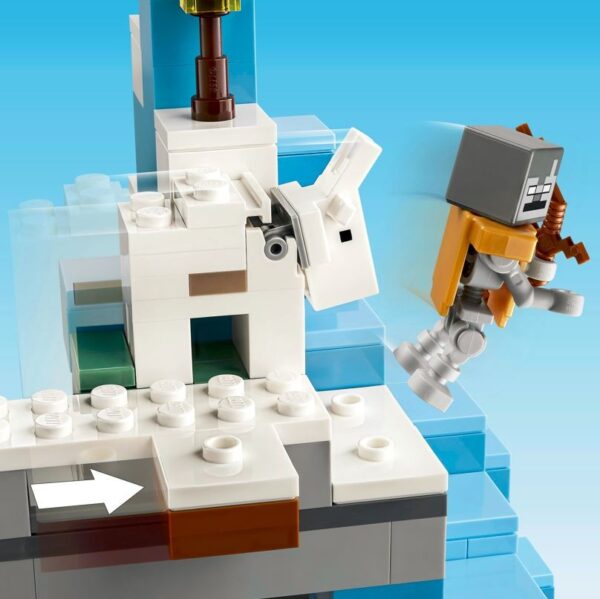 LEGO Minecraft 21243 Ośnieżone szczyty