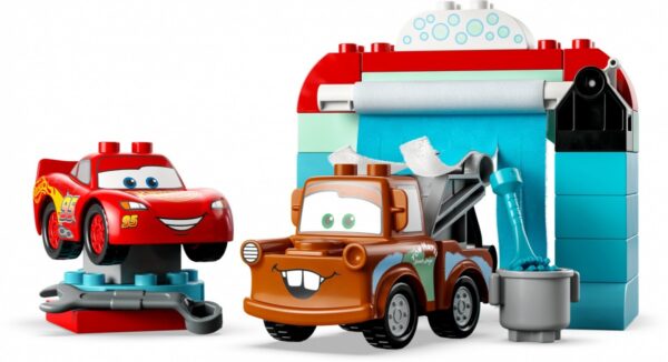 LEGO DUPLO 10996 Disney and Pixars Cars Zygzak McQueen i Złomek - myjnia