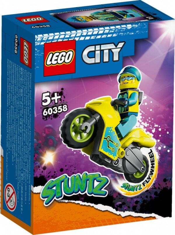 LEGO City 60358 Cybermotocykl kaskaderski