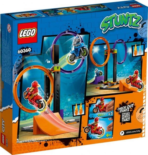 LEGO City 60360 Wyzwanie kaskaderskie - obracające się okręgi