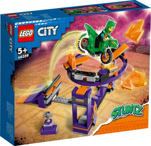 LEGO City 60359 Wyzwanie kaskaderskie - rampa z kołem do przeskakiwania