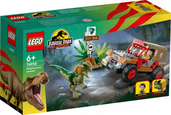 LEGO Jurassic World 76958 Zasadzka na dilofozaura