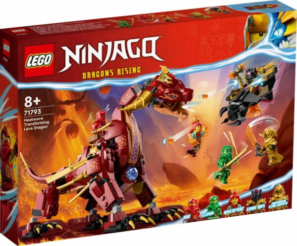 LEGO Ninjago 71793 Lawowy smok zmieniający się w falę ognia