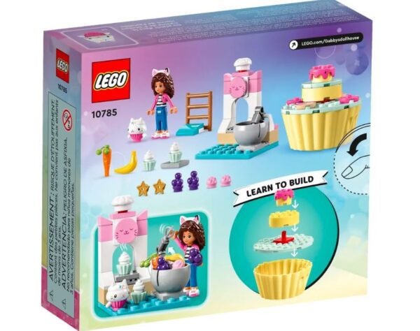 LEGO Koci Domek Gabi 10785 Pieczenie tortu z Łakotkiem