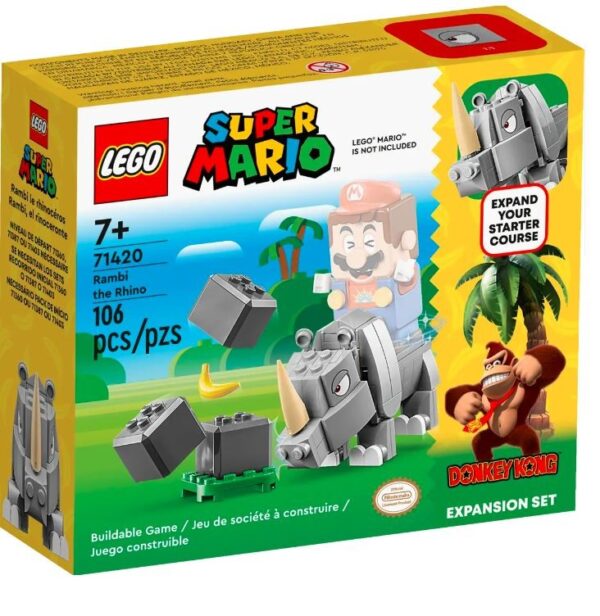 LEGO Super Mario 71420 Nosorożec Rambi - zestaw rozszerzający