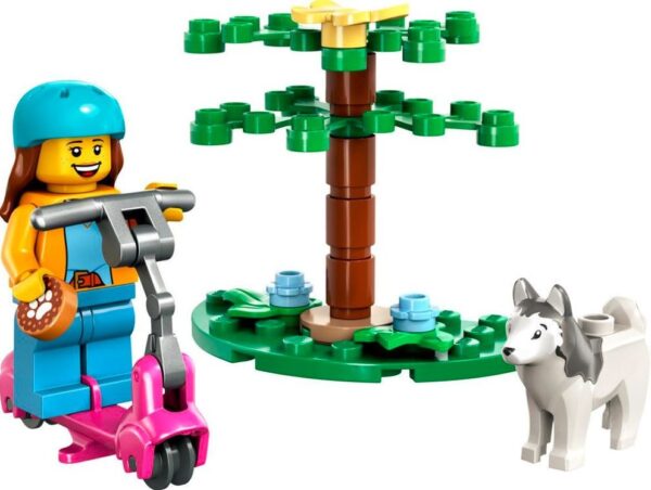 LEGO City 30639 Wybieg dla psów i hulajnoga