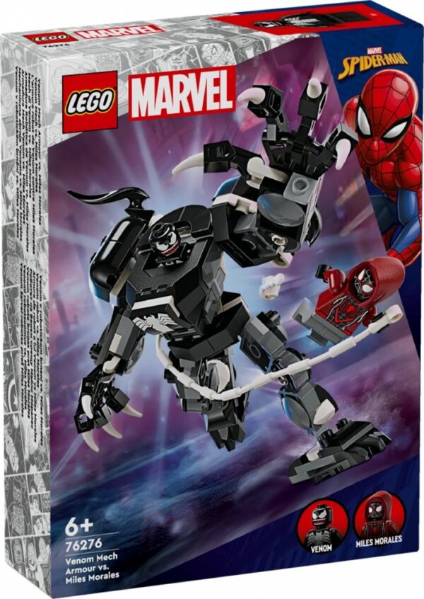 LEGO Super Heroes 76276 Mechaniczna zbroja Venoma vs. Miles Morales