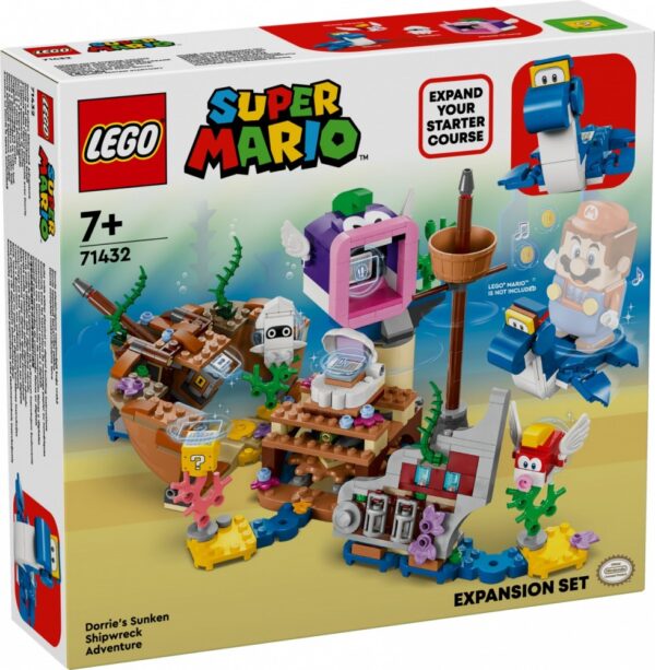 LEGO Super Mario 71432 Przygoda Dorriego we wraku - zestaw rozszerzający