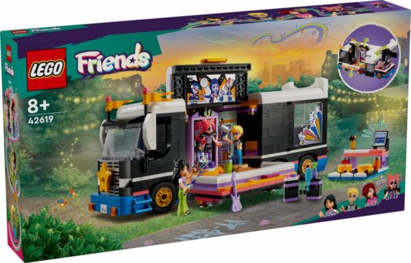 LEGO Friends 42619 Autobus koncertowy gwiazdy popu