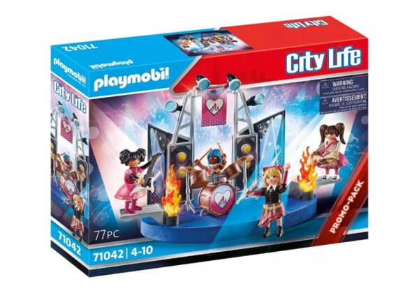Playmobil Zestaw City Life 71042 Zespół muzyczny